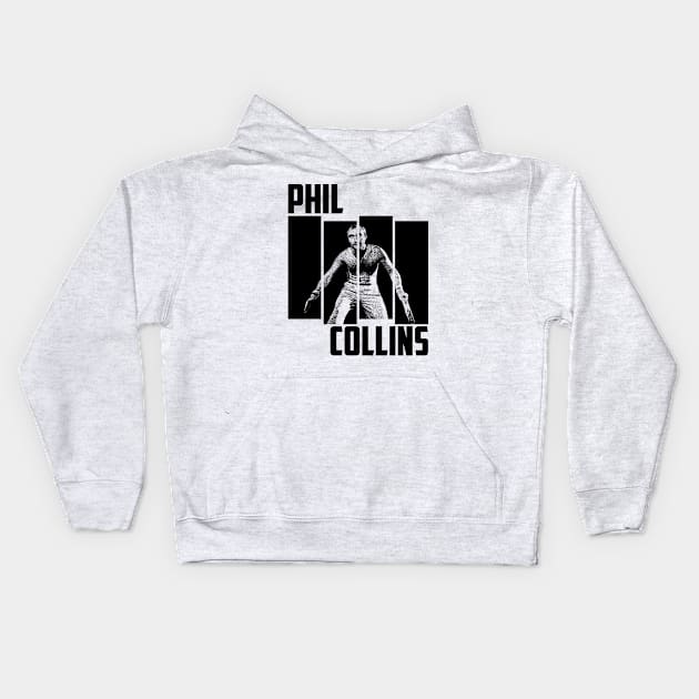 Phil Collins Kids Hoodie by SurePodcast